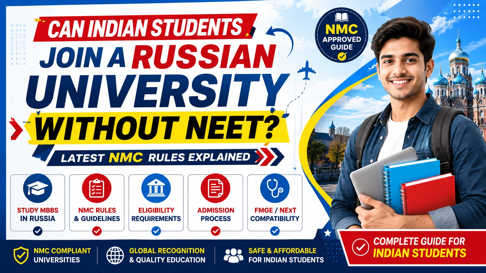 Can Indian Students Join a Russian University Without NEET? Latest NMC Rules Explained