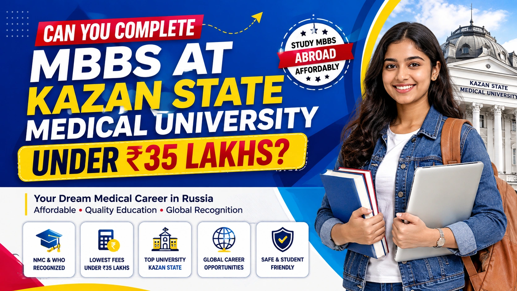 Can You Complete MBBS at Kazan State Medical University Under ₹35 Lakhs?