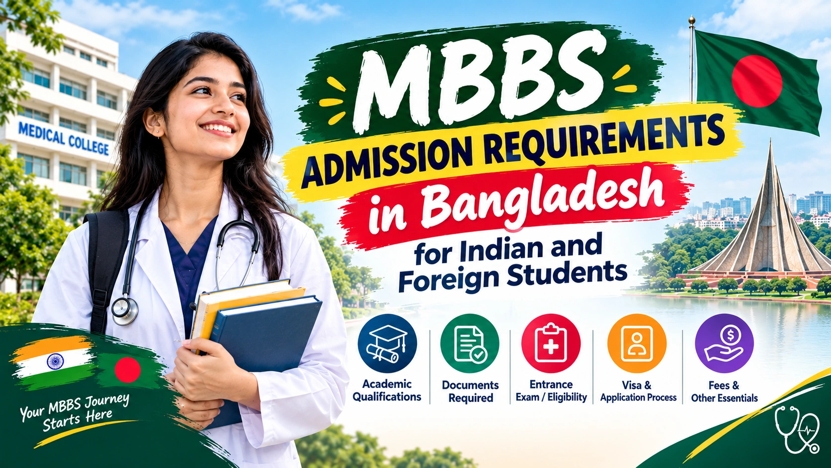 MBBS Admission Requirements in Bangladesh for Indian and Foreign Students