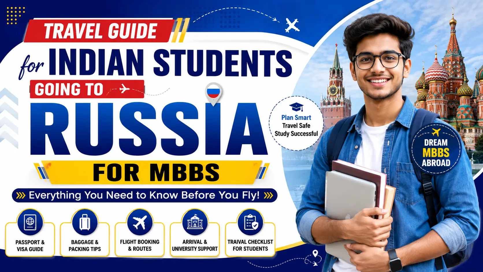 Travel Guide for Indian Students Going to Russia for MBBS