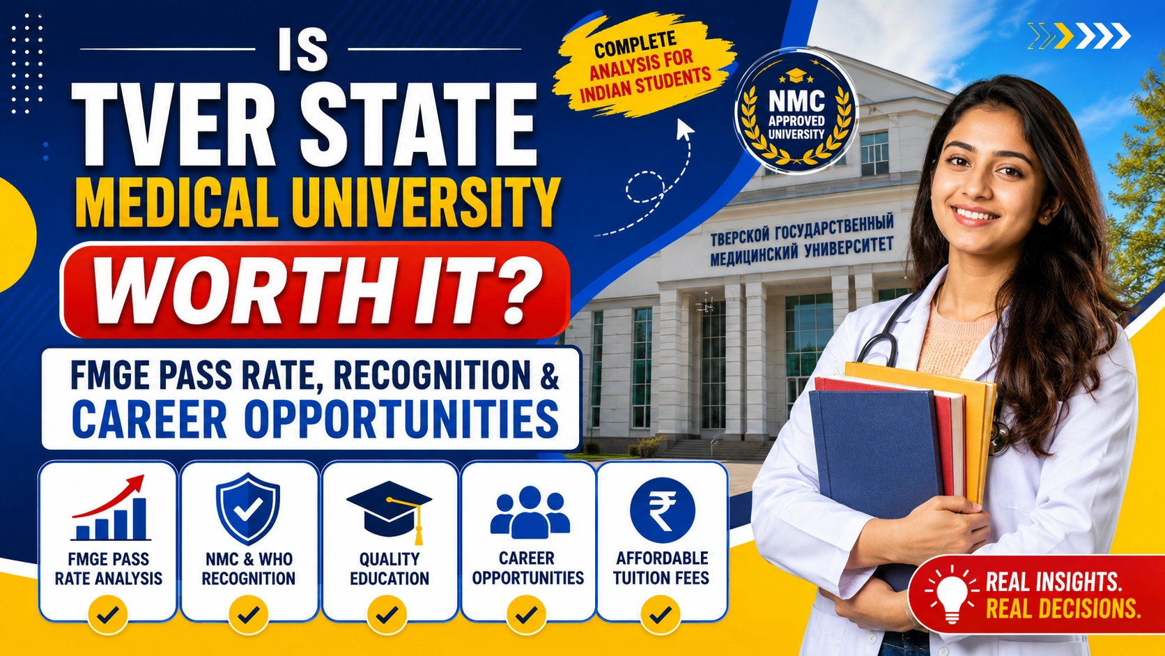 Is Tver State Medical University Worth It? FMGE Pass Rate, Recognition & Career Opportunities