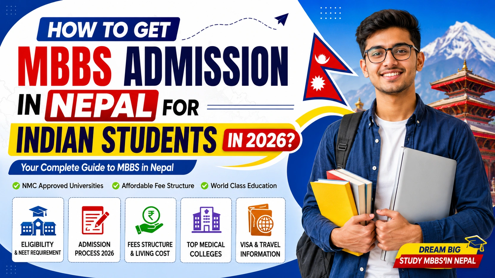 How to Get MBBS Admission in Nepal for Indian Students in 2026?