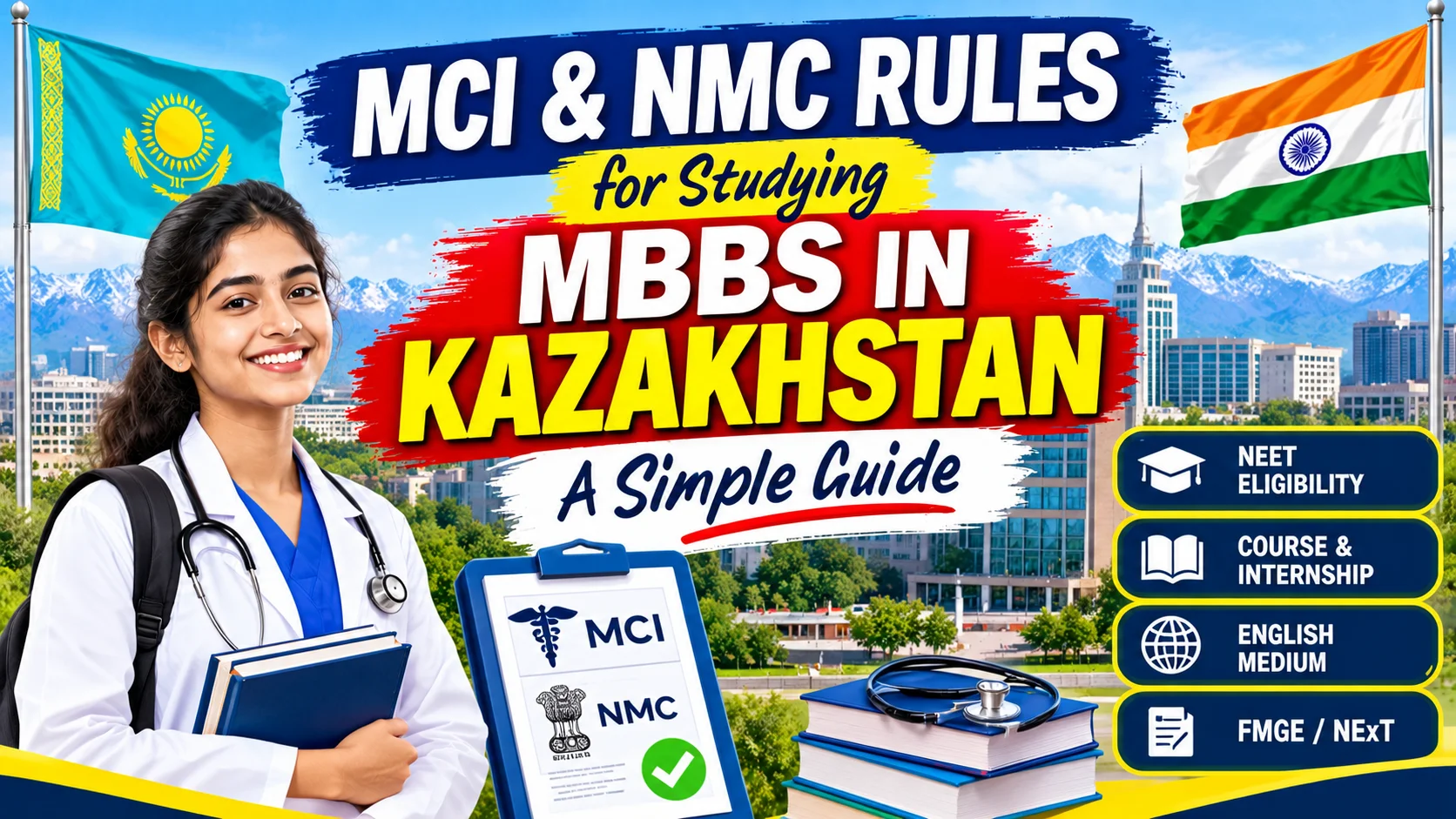 MCI and NMC Rules for Studying MBBS in Kazakhstan: A Simple Guide