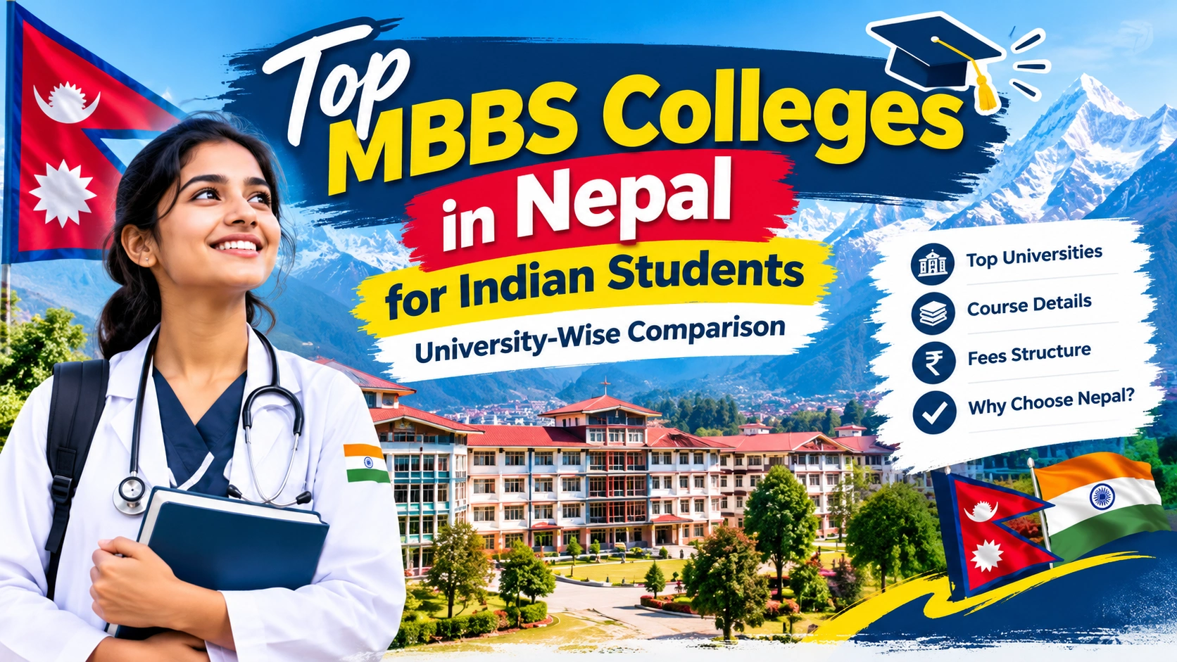 Top 10 MBBS Colleges in Nepal for Indian Students: University-Wise Comparison