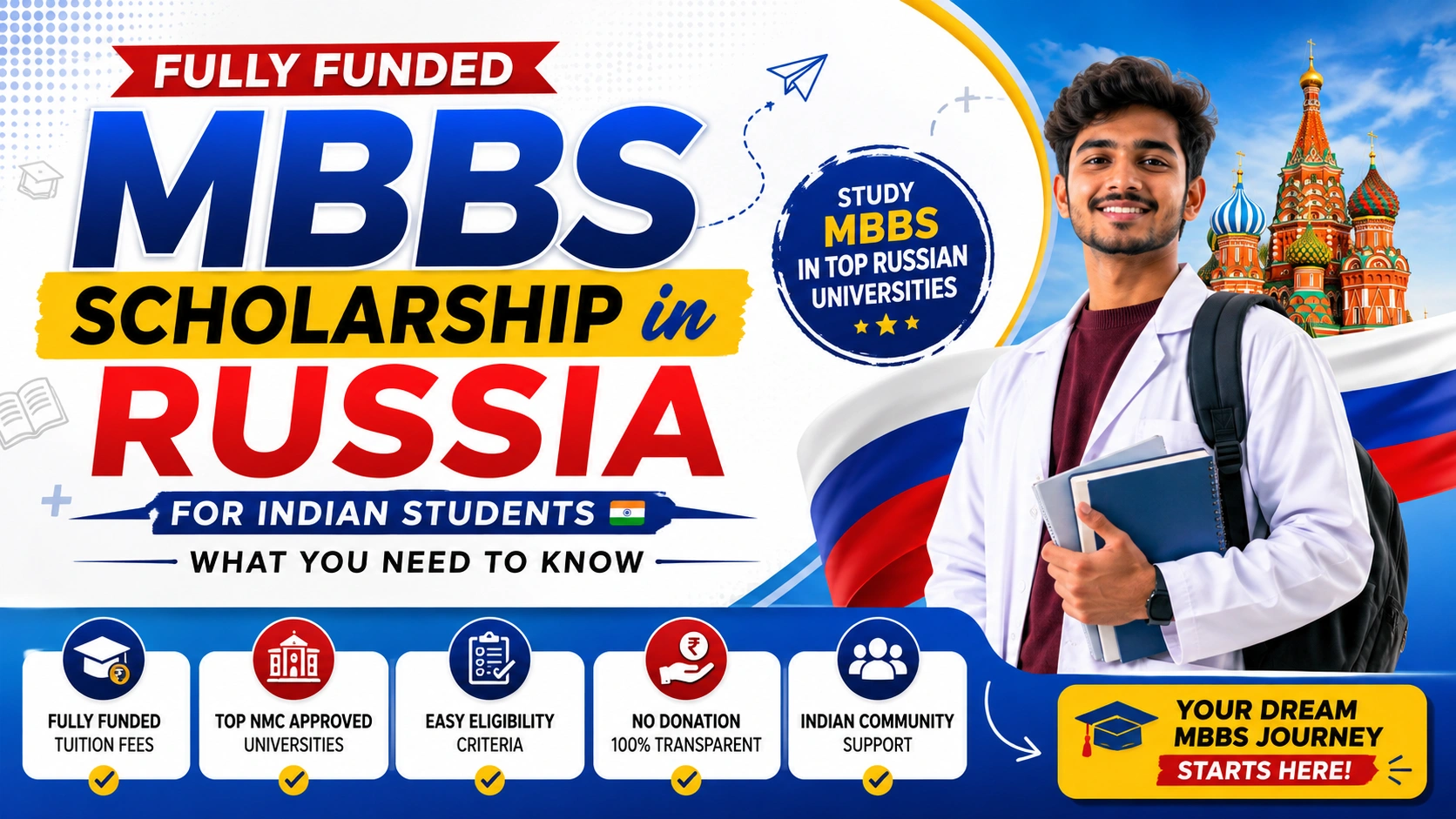 Fully Funded MBBS Scholarship in Russia for Indian Students What You Need to Know