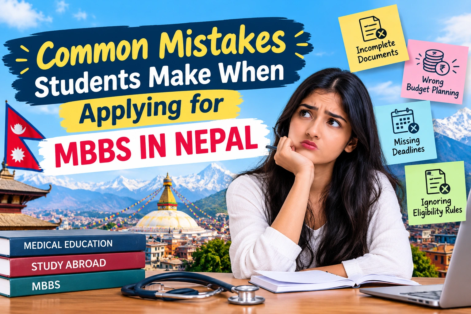 Common Mistakes Students Make When Applying for MBBS in Nepal