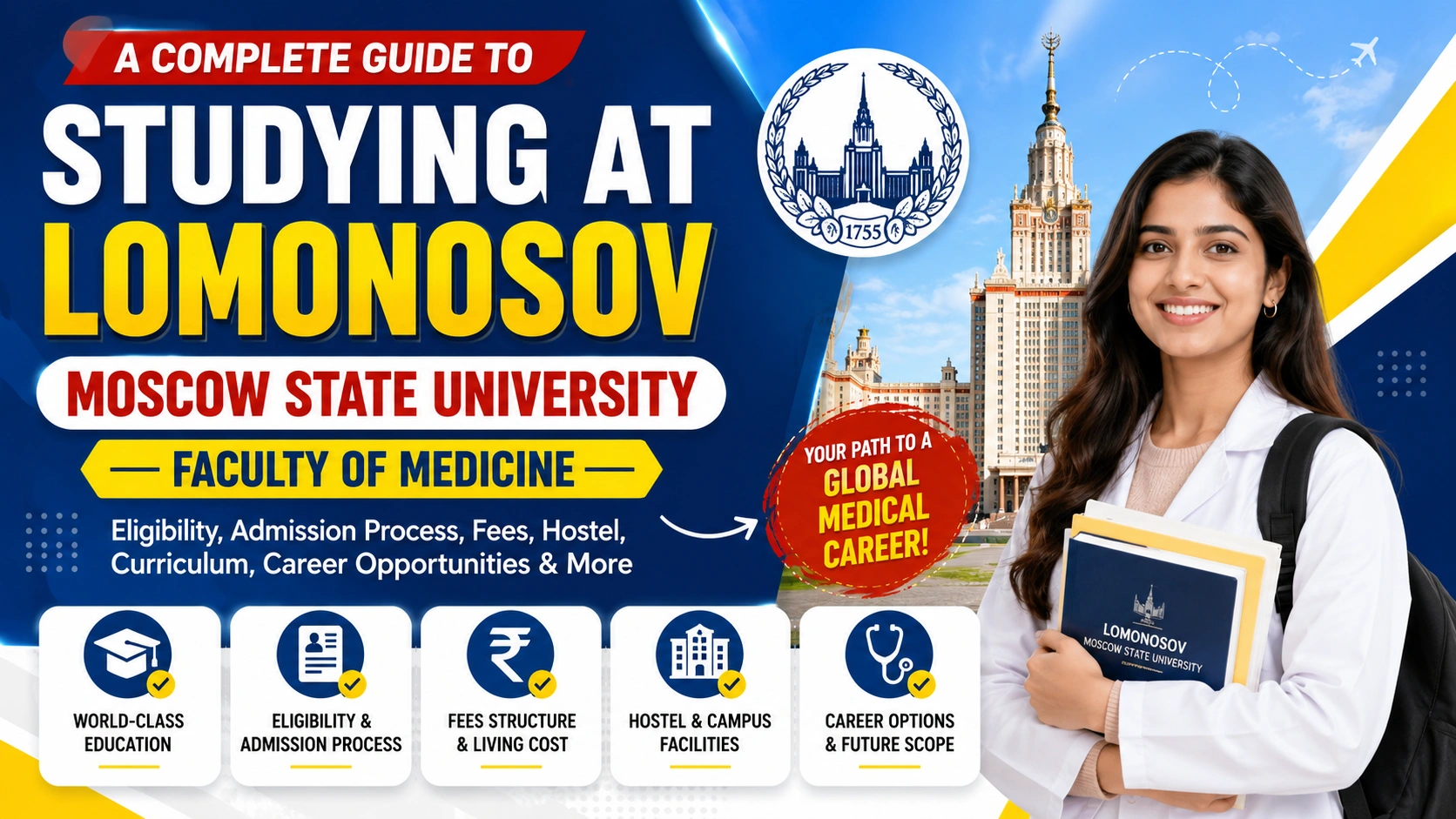 A Complete Guide to Studying at Lomonosov Moscow State University Faculty of Medicine