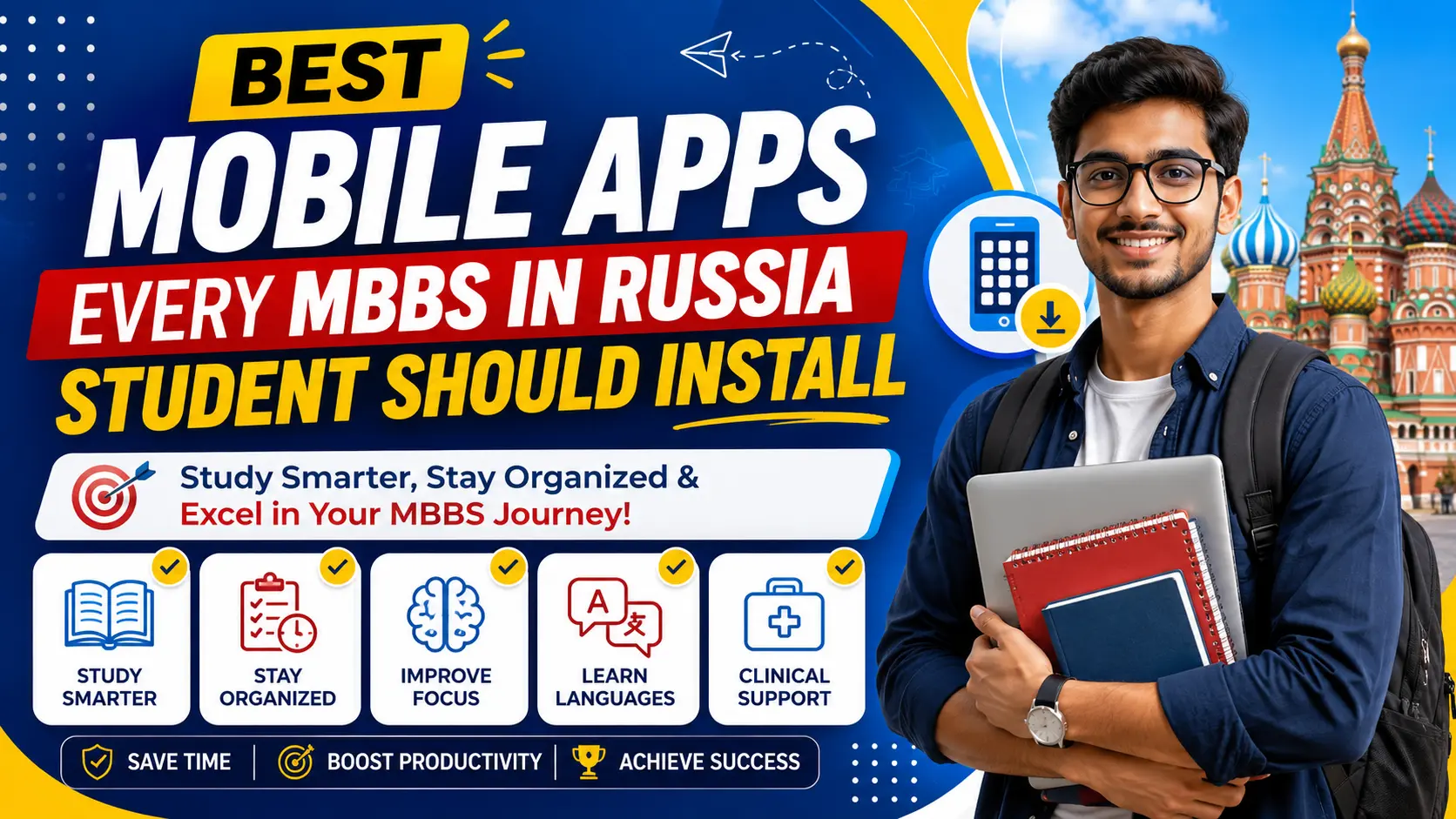 Best Mobile Apps Every MBBS in Russia Student Should Install