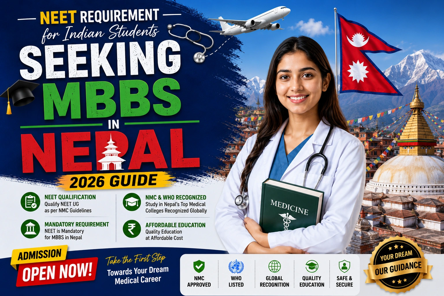 NEET Requirement for Indian Students Seeking MBBS in Nepal (2026 Guide)