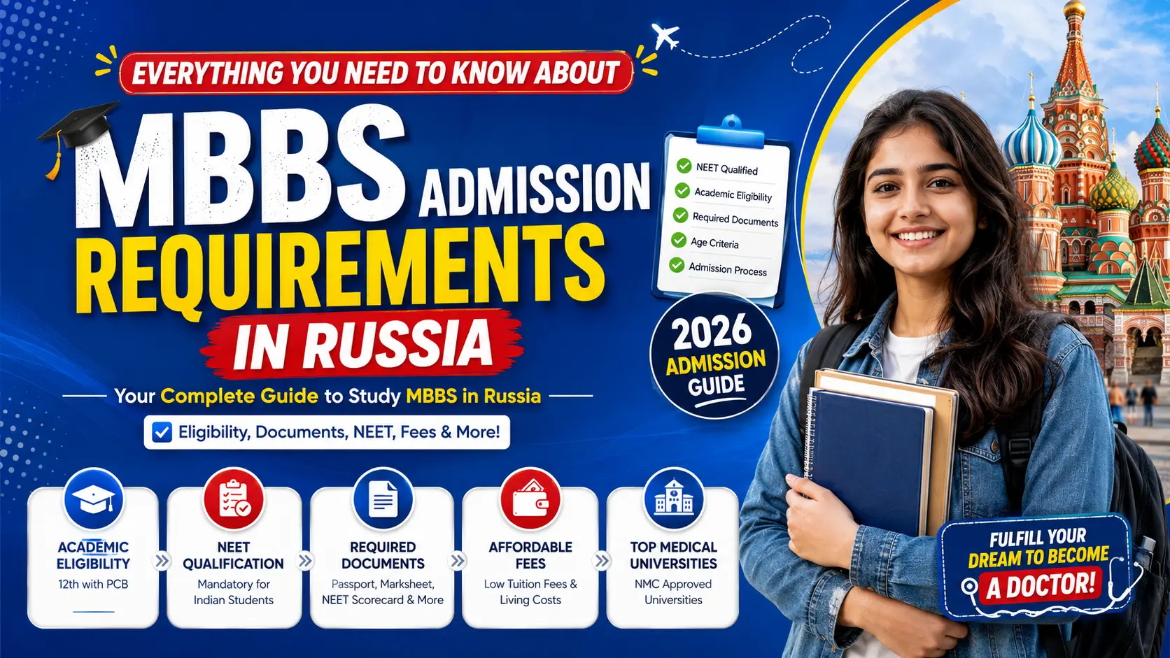 Everything You Need to Know About MBBS Admission Requirements in Russia