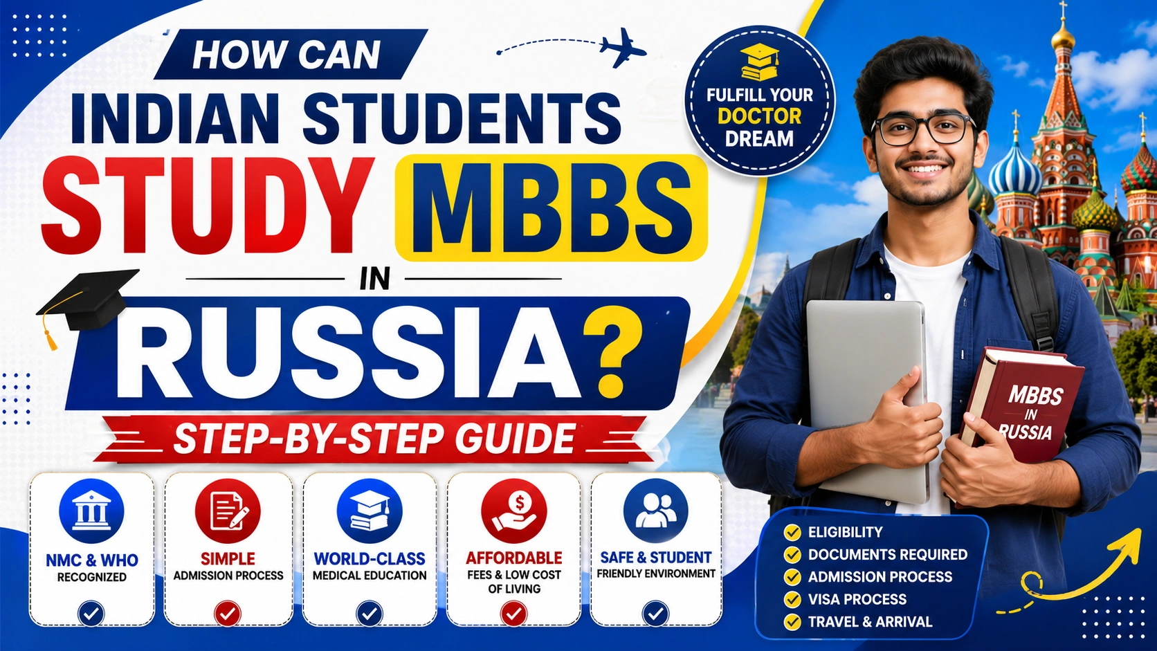 How Can Indian Students Study MBBS in Russia Step-by-Step Guide